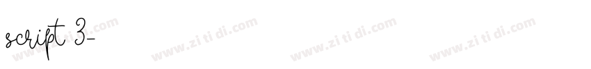 script 3字体转换